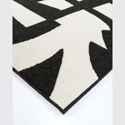 Baya Copacabana In-Outdoor Rug | Colour Black/Ecru gallery detail image