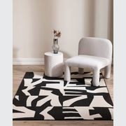 Baya Copacabana In-Outdoor Rug | Colour Black/Ecru gallery detail image
