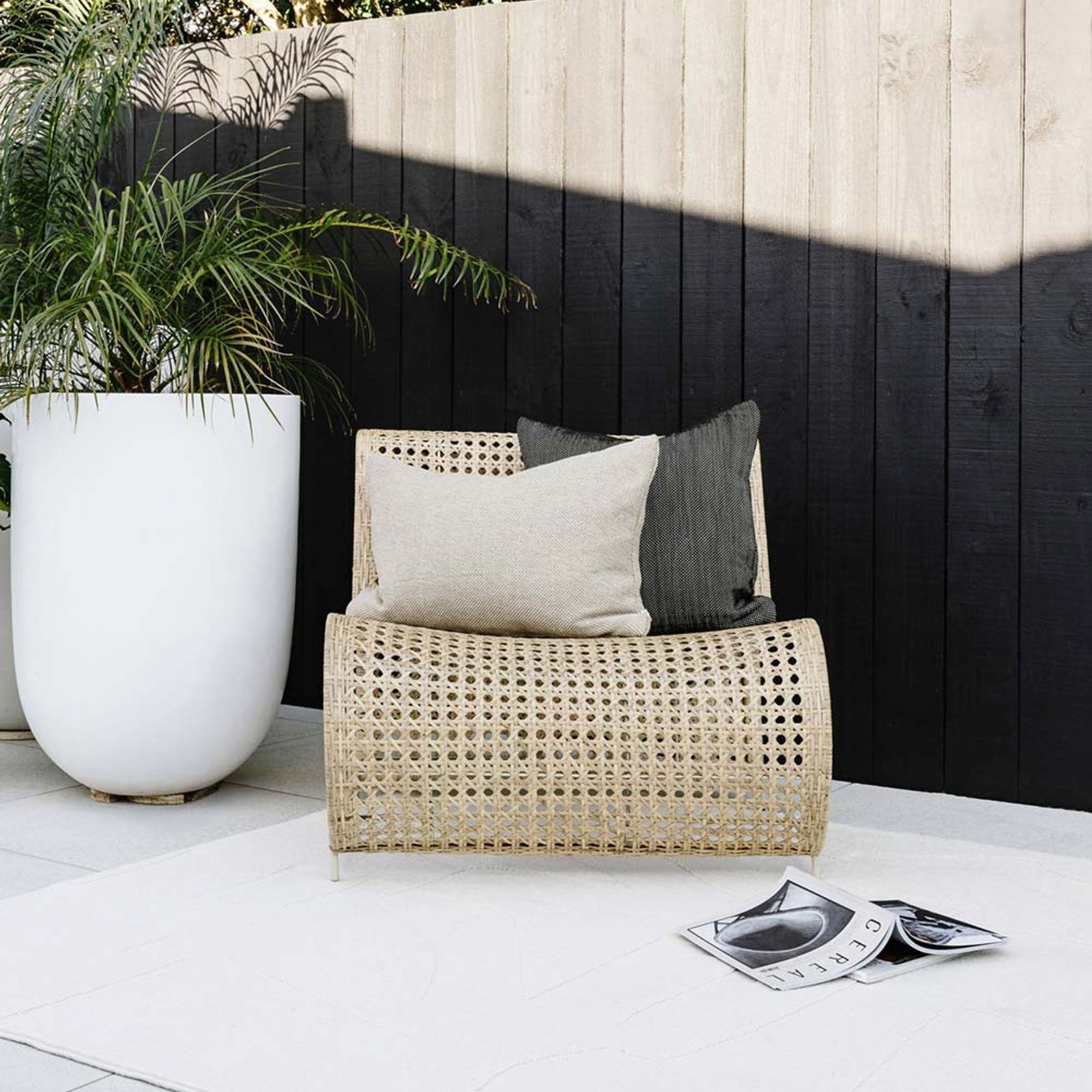 Baya Copacabana Outdoor Rug | Colour Bone gallery detail image