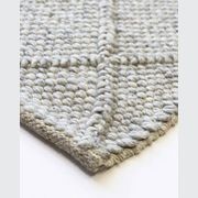 Baya Dakota Handwoven Textured Rug - Silver Birch gallery detail image