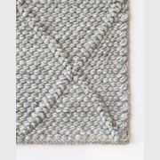 Baya Dakota Handwoven Textured Rug - Silver Birch gallery detail image