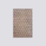 Baya Genoa Hemp Floor Rug - Natural/Black gallery detail image