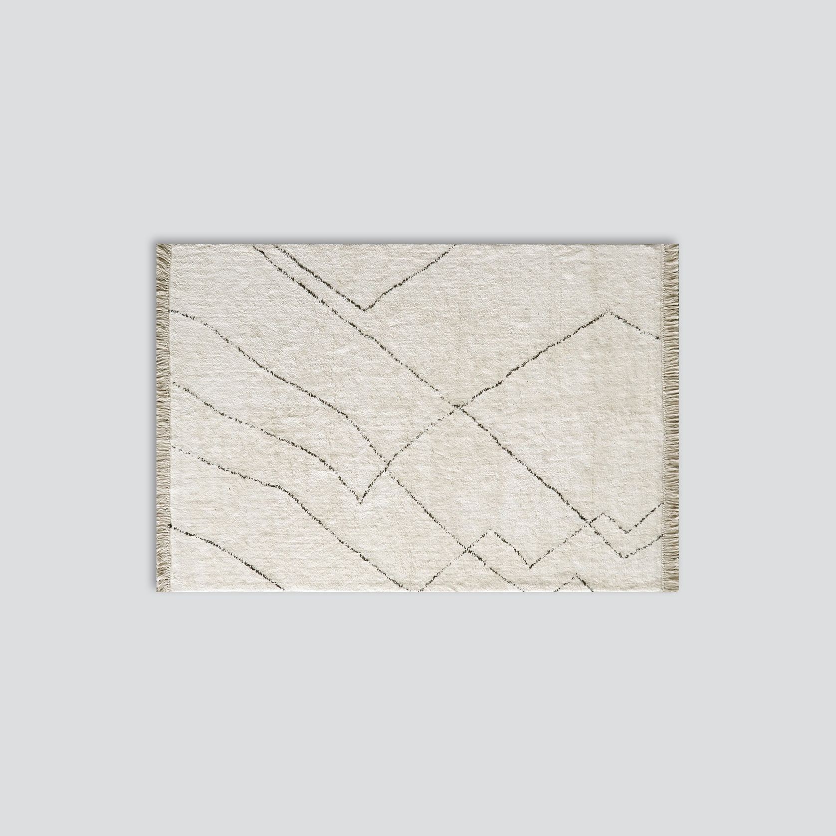 Inge Pattern Area Rug | Beige gallery detail image
