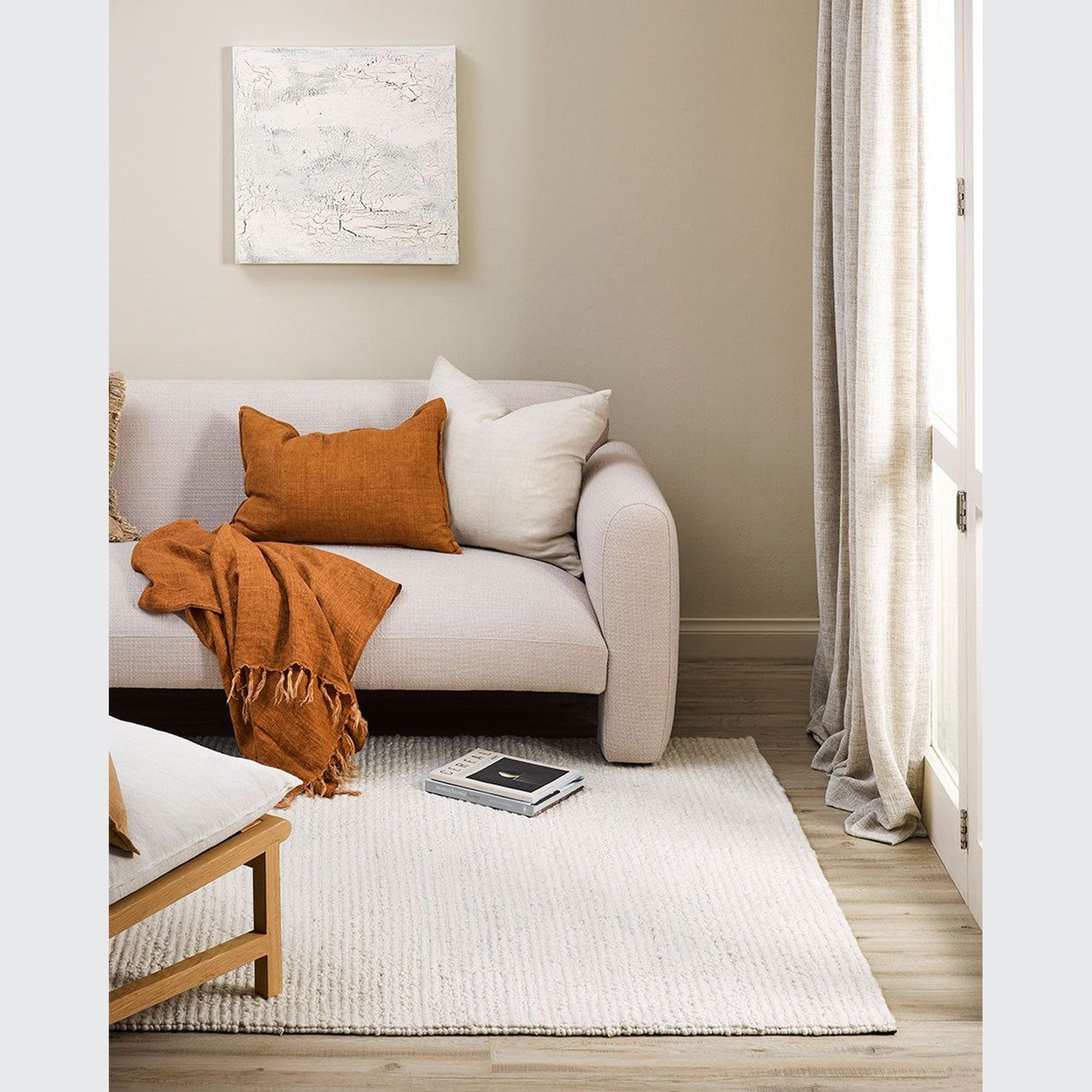 Baya Karaka Handwoven 100% Wool Rug - Merino gallery detail image