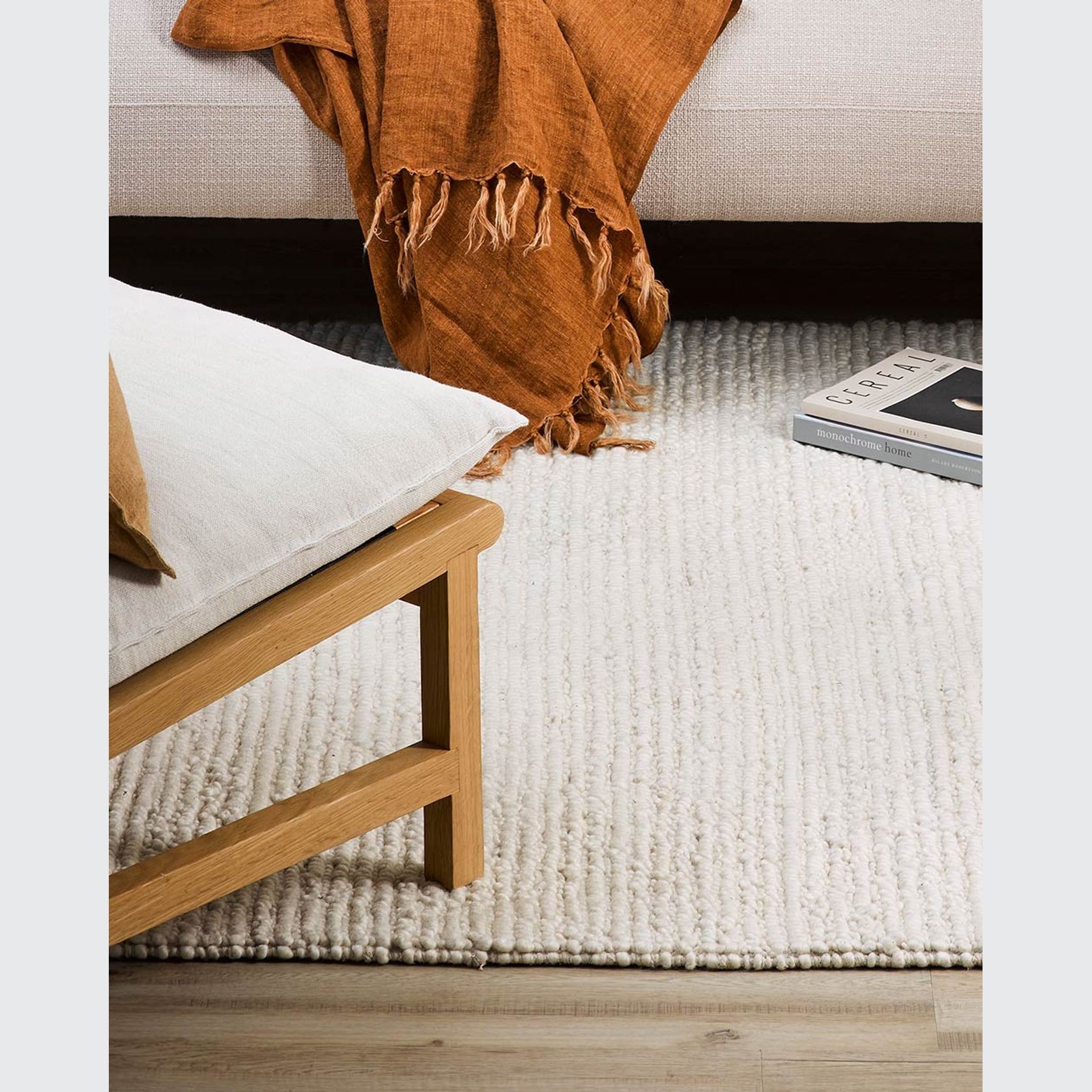 Baya Karaka Handwoven 100% Wool Rug - Merino gallery detail image