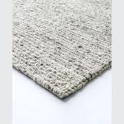 Baya Karaka Handwoven 100% Wool Rug - Oyster Grey gallery detail image