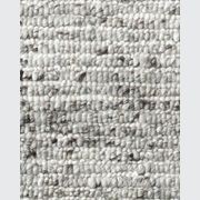 Baya Karaka Handwoven 100% Wool Rug - Oyster Grey gallery detail image