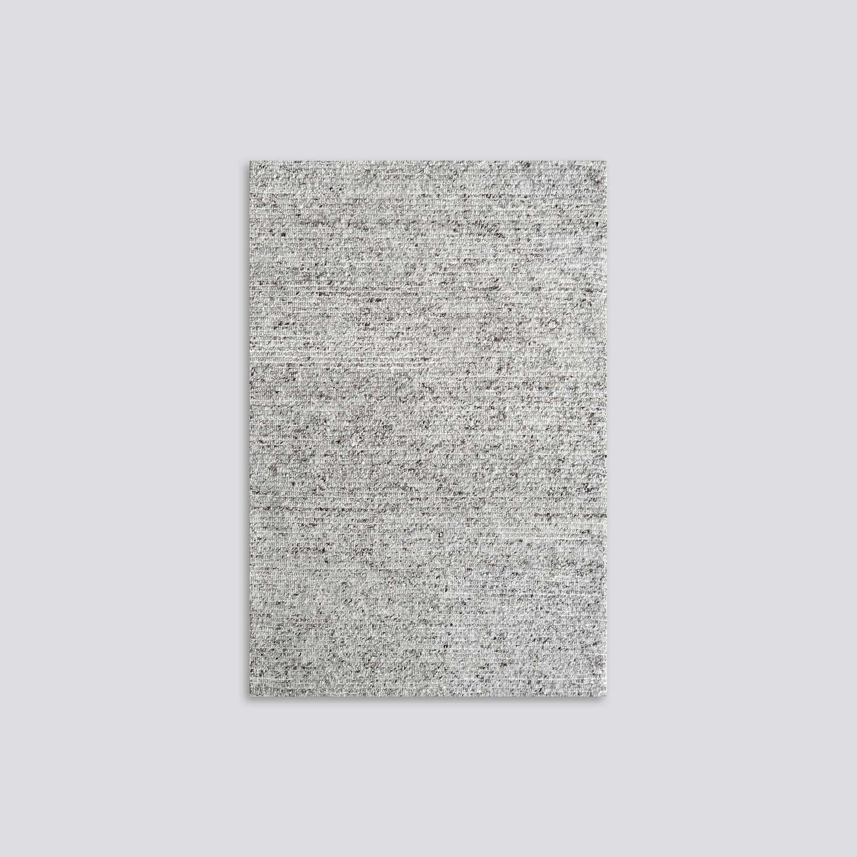 Baya Karaka Handwoven 100% Wool Rug - Oyster Grey gallery detail image