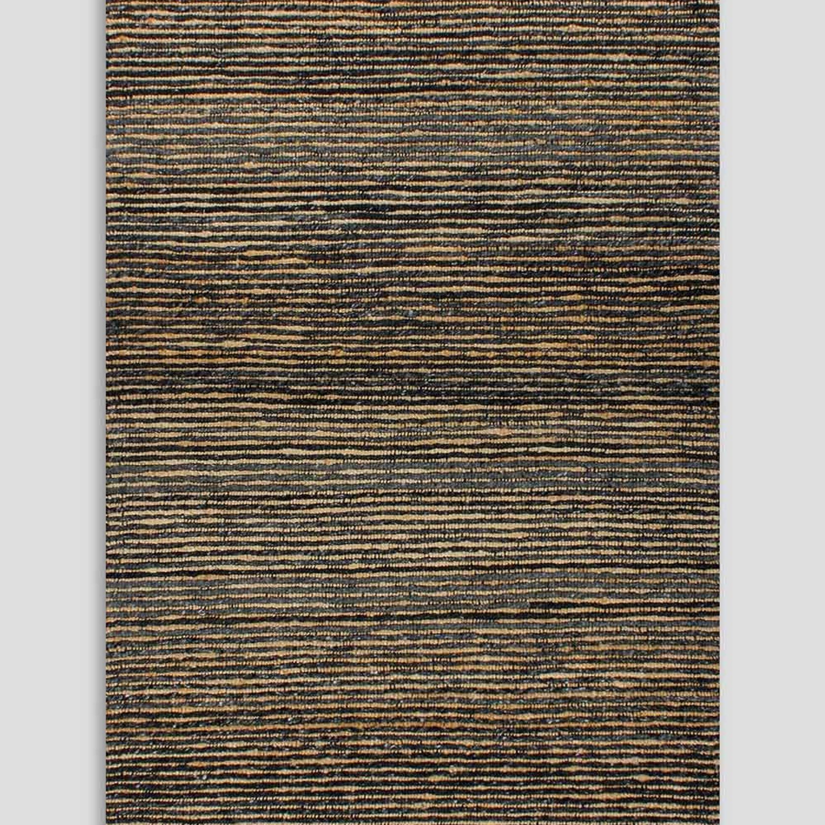 Baya Lima Floor Rug - Charcoal/Natural | Jute and Wool Blend gallery detail image