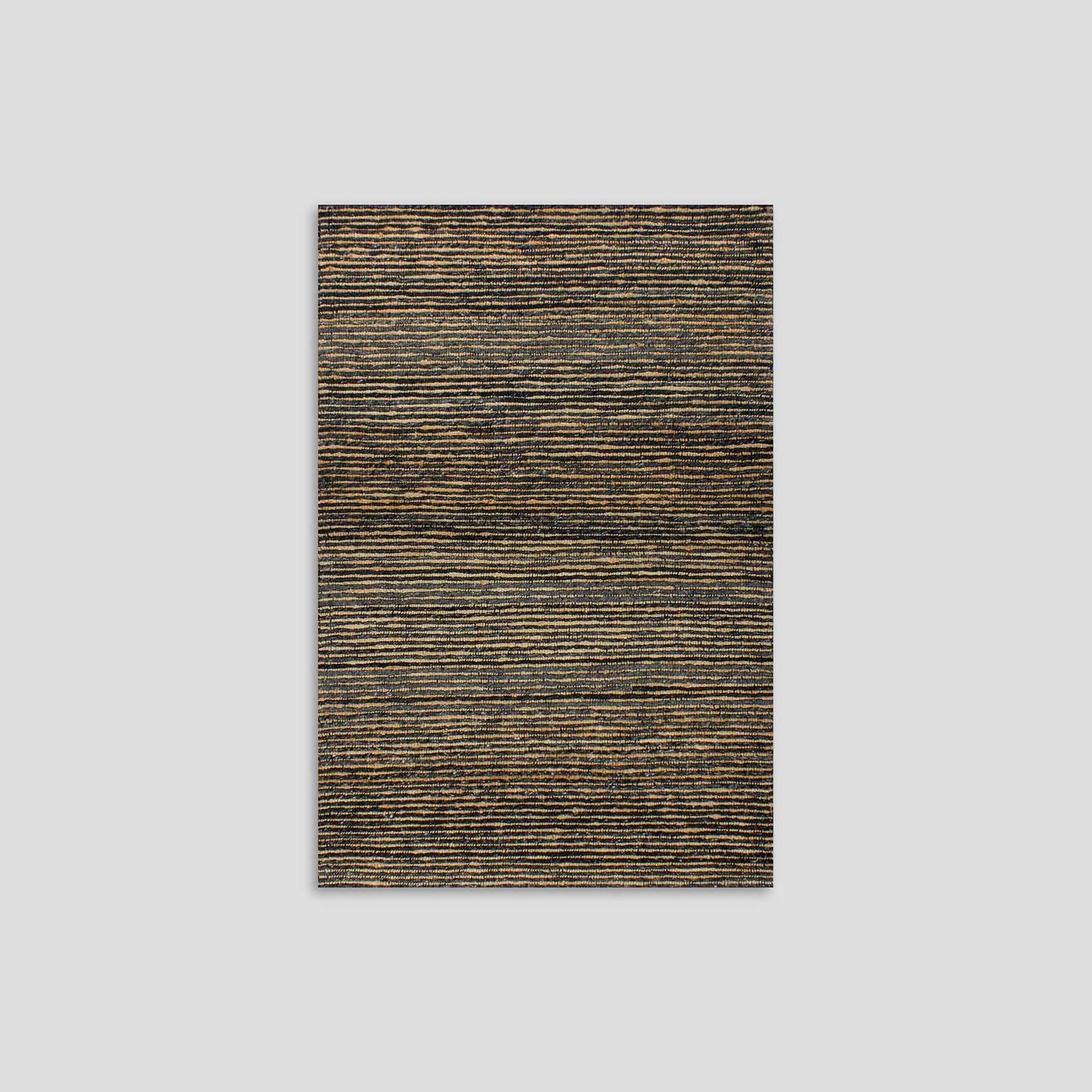Baya Lima Floor Rug - Charcoal/Natural | Jute and Wool Blend gallery detail image