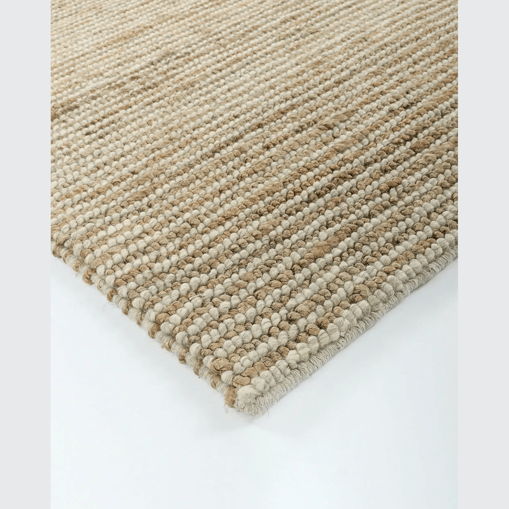 Baya Lima Floor Rug - Sand/Natural | Jute and Wool Blend gallery detail image