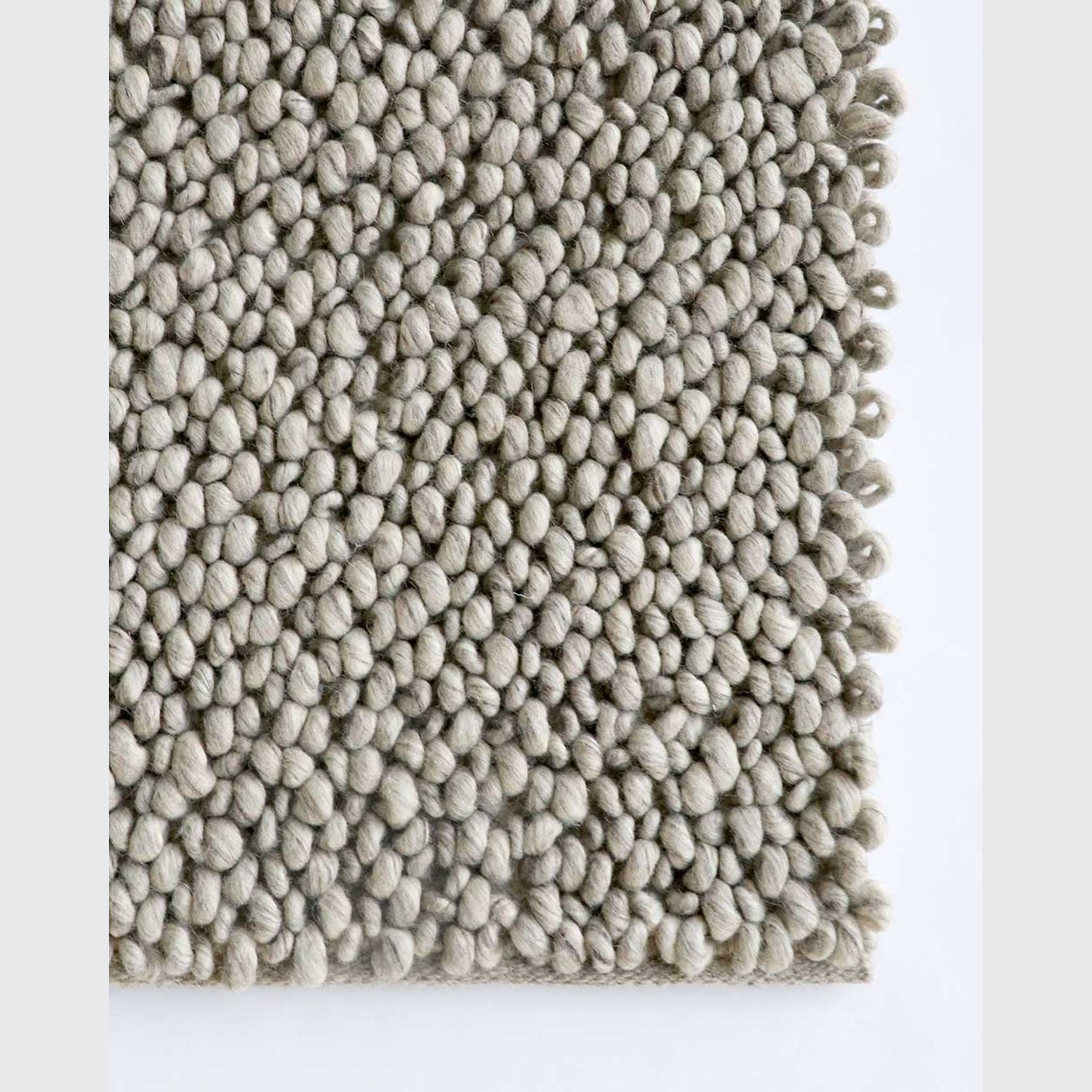 Baya MacKenzie 100% Wool Loop Pile Floor Rug - Fallow gallery detail image