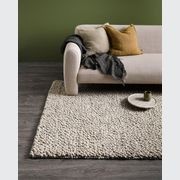 Baya MacKenzie 100% Wool Loop Pile Floor Rug - Fallow gallery detail image