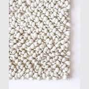 Baya MacKenzie 100% Wool Loop Pile Floor Rug - White Straw gallery detail image