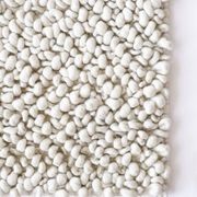 Baya MacKenzie 100% Wool Loop Pile Floor Rug - White Straw gallery detail image