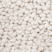 Baya MacKenzie 100% Wool Loop Pile Floor Rug - White Straw gallery detail image