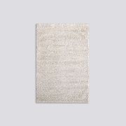 Baya MacKenzie 100% Wool Loop Pile Floor Rug - White Straw gallery detail image