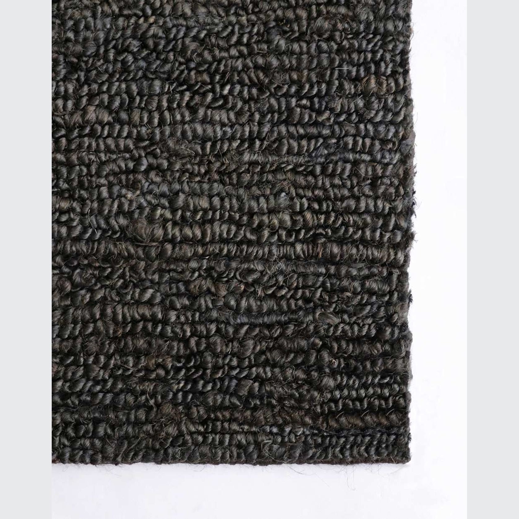 Baya Madagascar 100% Hemp Floor Rug - Licorice gallery detail image