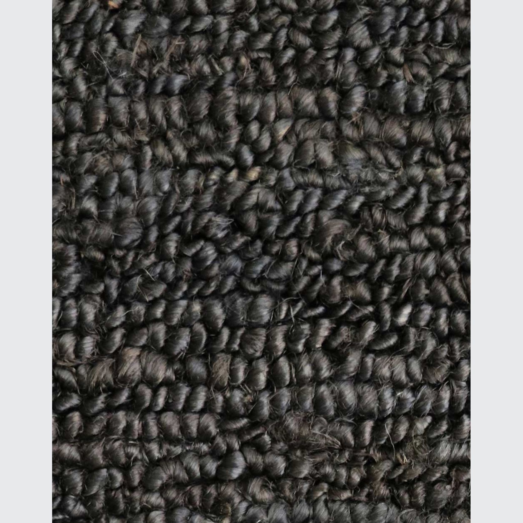 Baya Madagascar 100% Hemp Floor Rug - Licorice gallery detail image