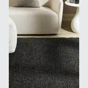 Baya Madagascar 100% Hemp Floor Rug - Licorice gallery detail image