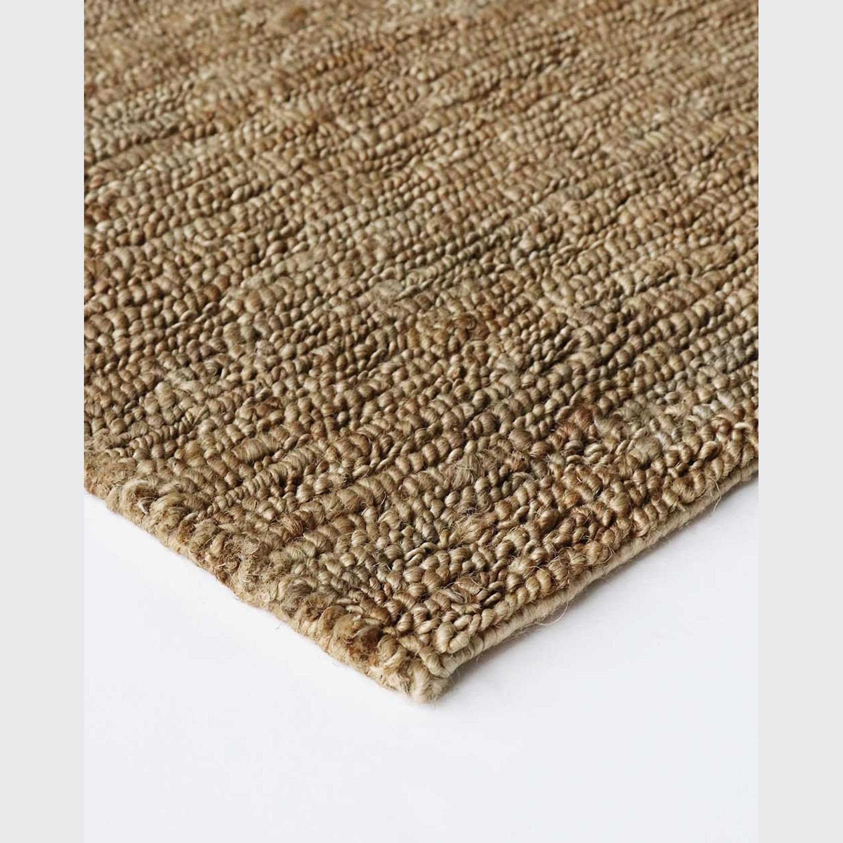 Baya Madagascar 100% Hemp Floor Rug - Natural Brown gallery detail image