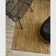 Baya Madagascar 100% Hemp Floor Rug - Natural Brown gallery detail image