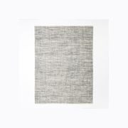 Mid-Century Heathered Basketweave Wool Rug gallery detail image