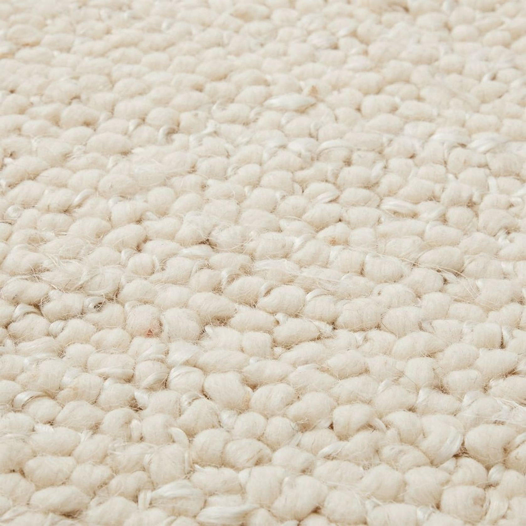 Mini Pebble Wool Jute Rug gallery detail image