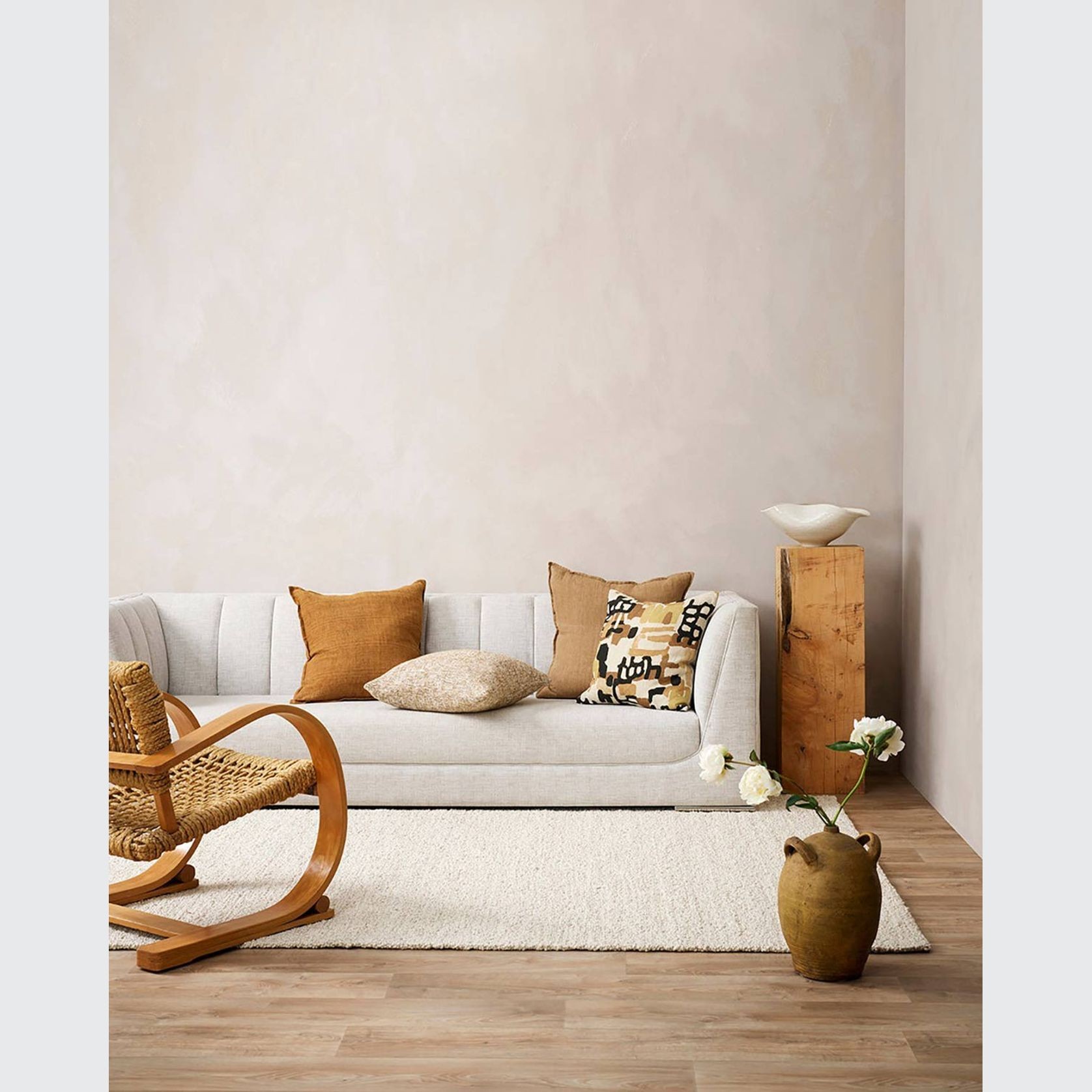 Baya Mt Somers Handwoven 100% Wool Rug - Acorn gallery detail image