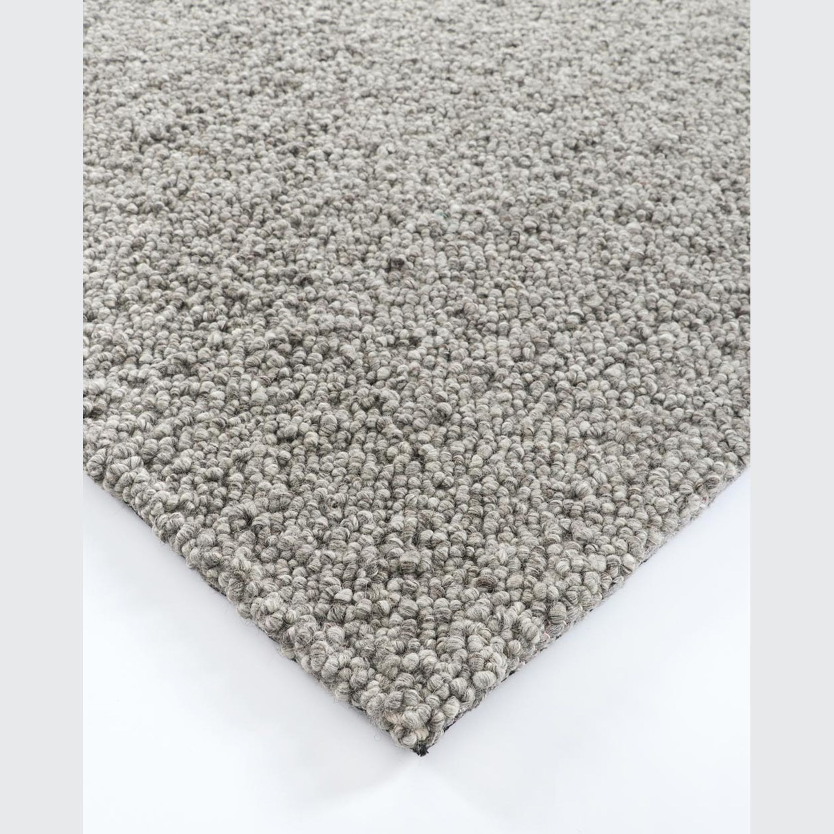 Baya Mt Somers Handwoven 100% Wool Rug - Smoke Grey | 200 x 300cm gallery detail image