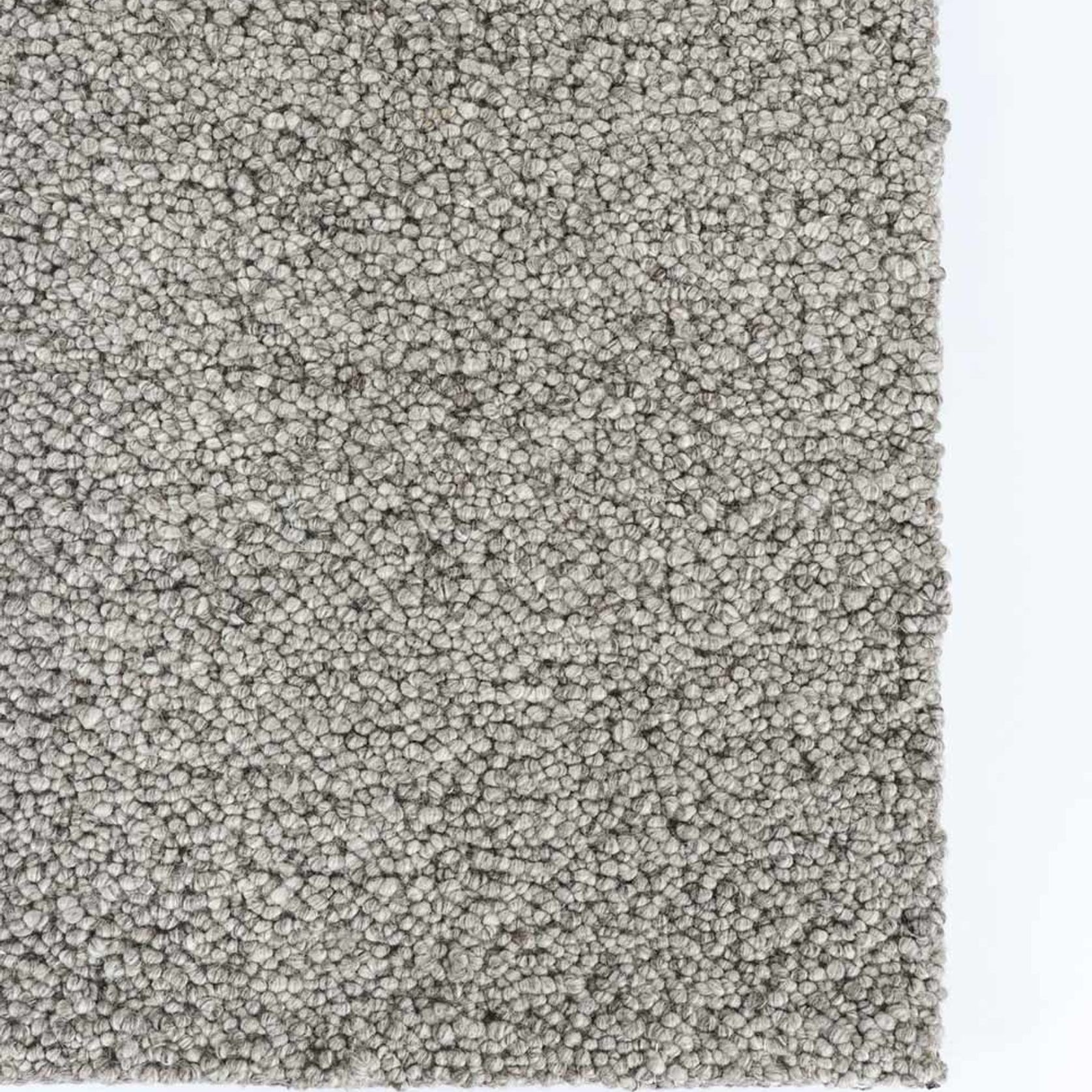 Baya Mt Somers Handwoven 100% Wool Rug - Smoke Grey gallery detail image