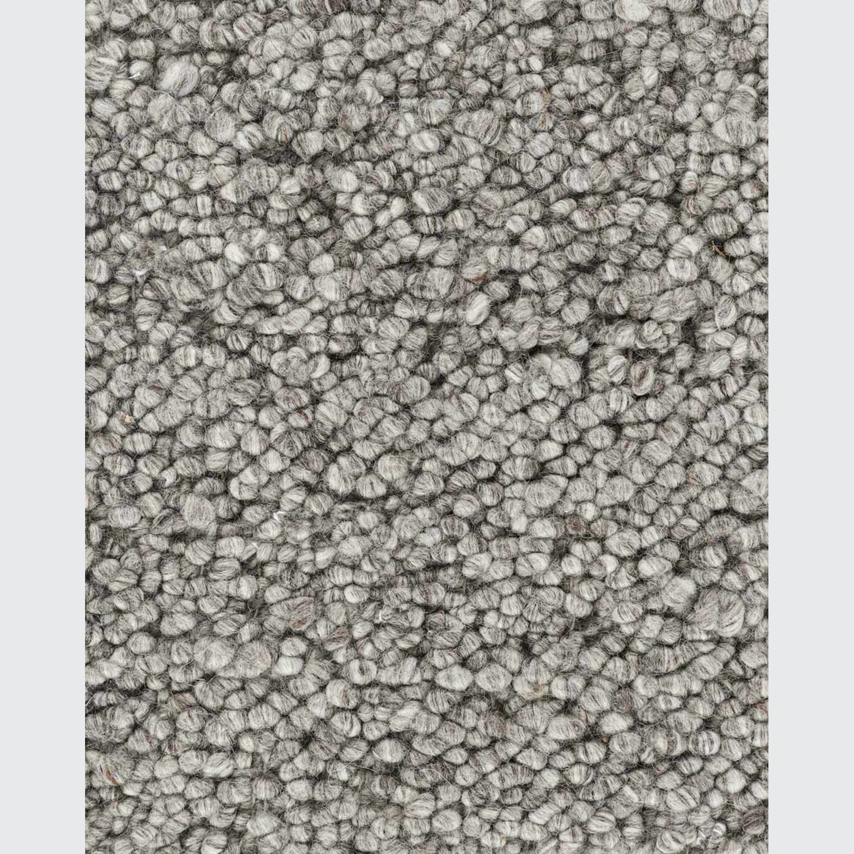Baya Mt Somers Handwoven 100% Wool Rug - Smoke Grey gallery detail image