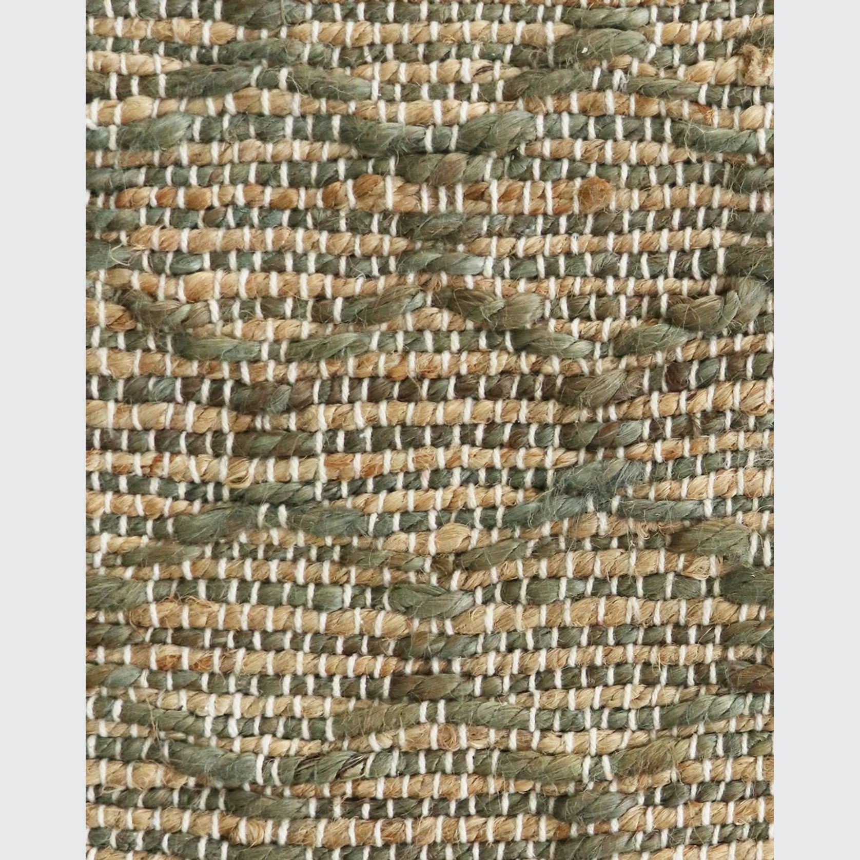 Myra Jute Pattern Rug | Moss Grey gallery detail image