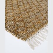 Myra Jute Pattern Rug | Mustard gallery detail image