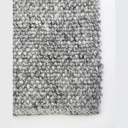 Baya Nebraska Handwoven Textured Rug - Ash gallery detail image