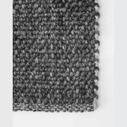 Baya Nebraska Handwoven Textured Rug - Charcoal gallery detail image