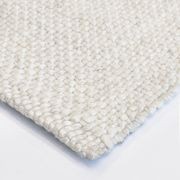 Baya Nebraska Handwoven Textured Rug - Natural White gallery detail image