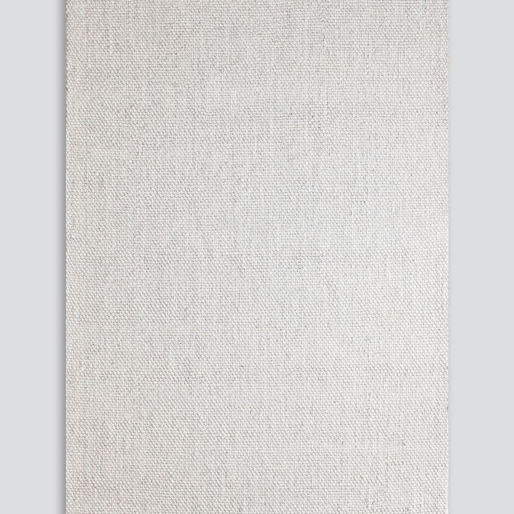 Baya Nebraska Handwoven Textured Rug - Natural White gallery detail image