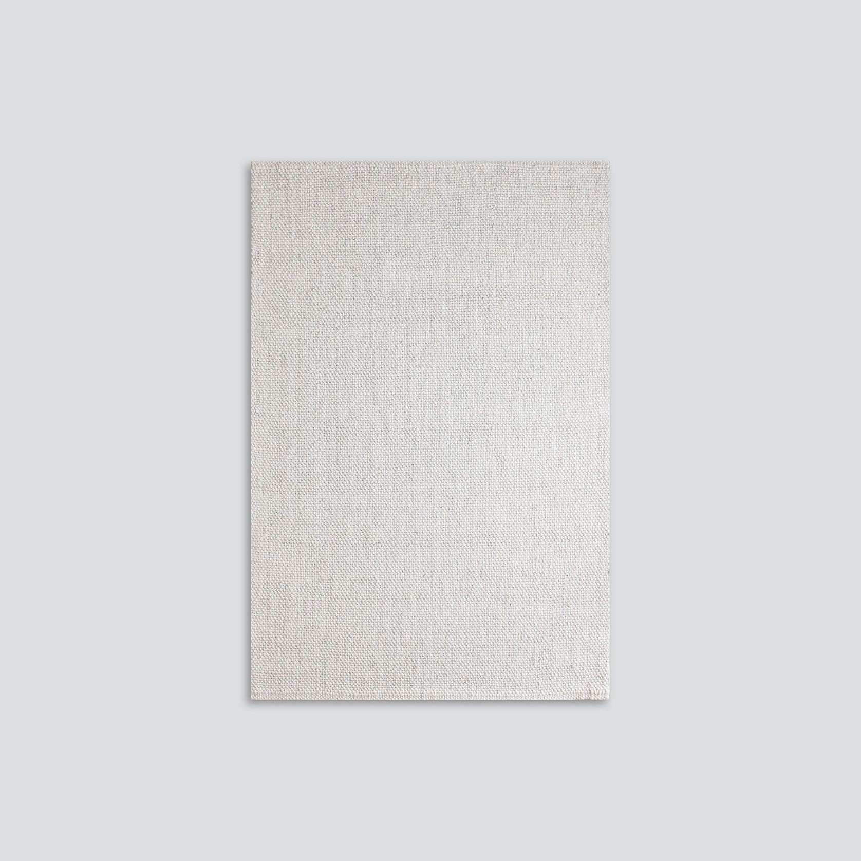 Baya Nebraska Handwoven Textured Rug - Natural White gallery detail image