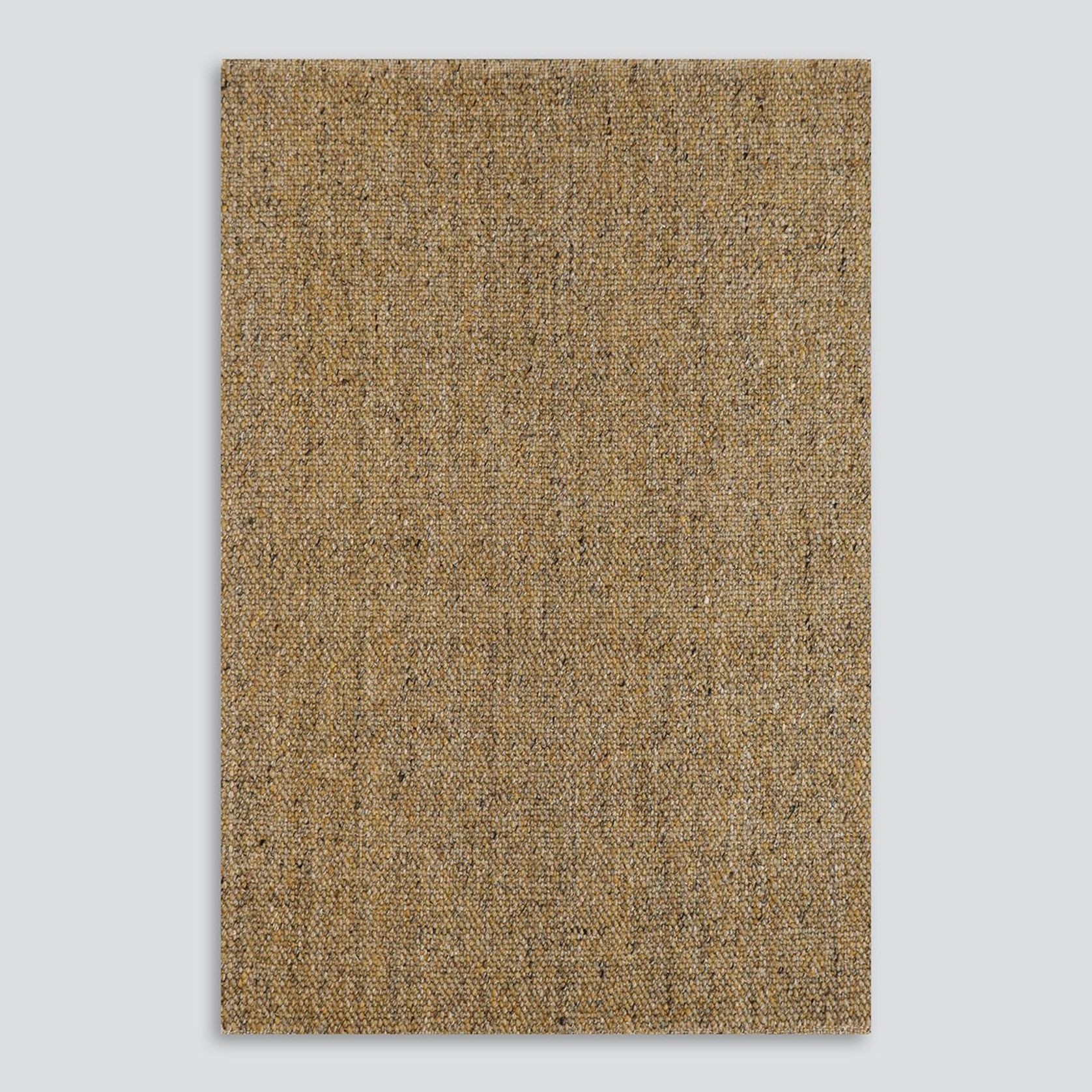 Baya Nebraska Handwoven Textured Rug Ochre ArchiPro NZ