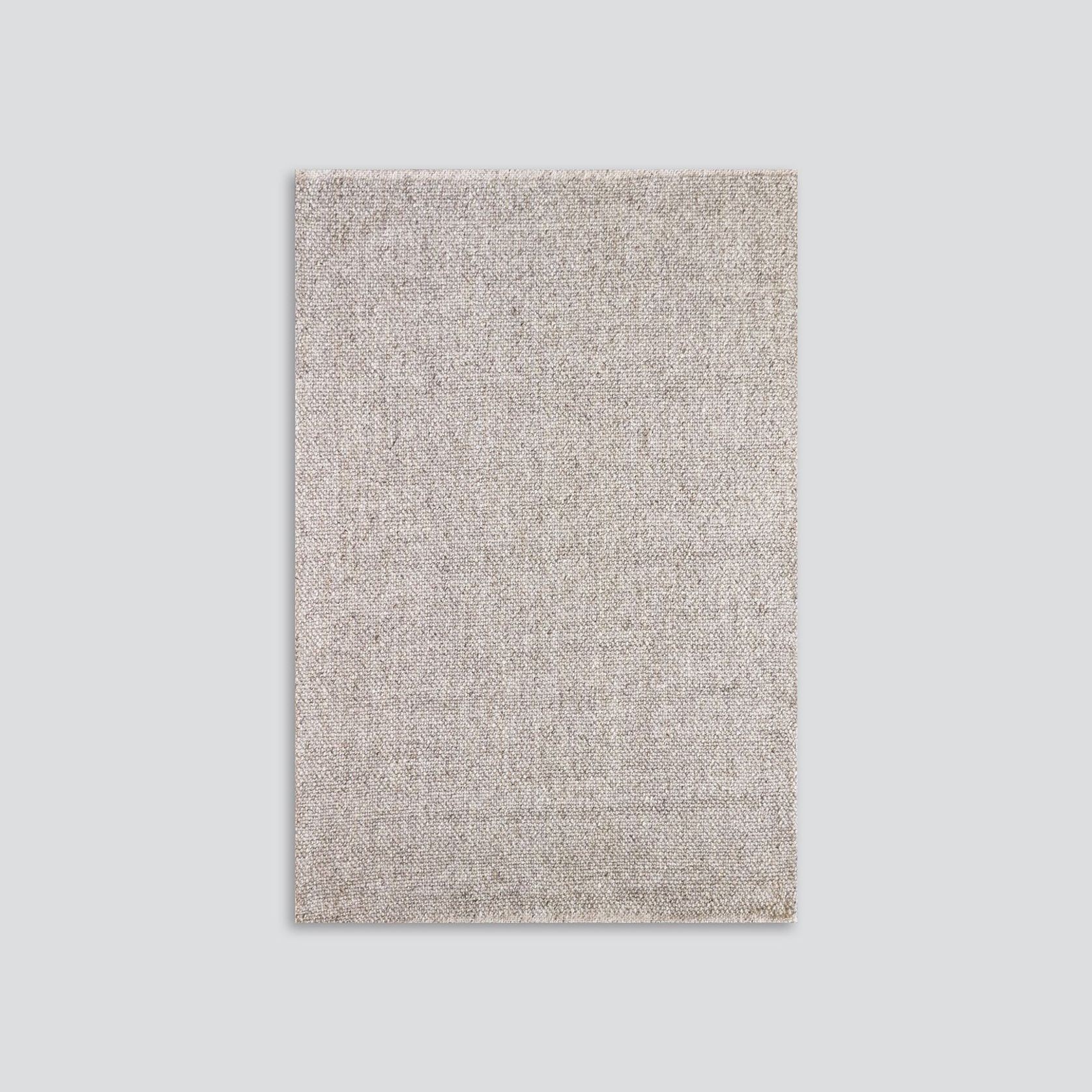 Baya Nebraska Handwoven Textured Rug - Pebble gallery detail image