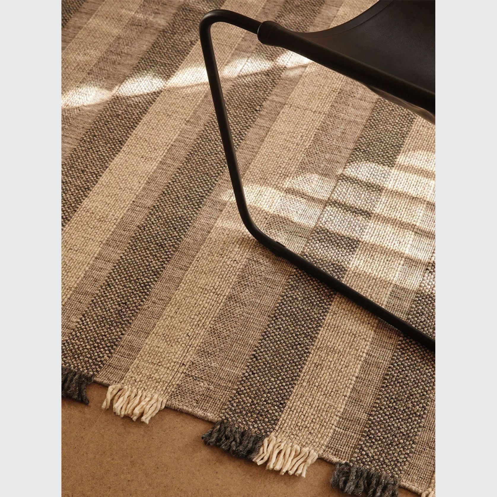 Tribe Home Magnus Rug - Beige Black gallery detail image