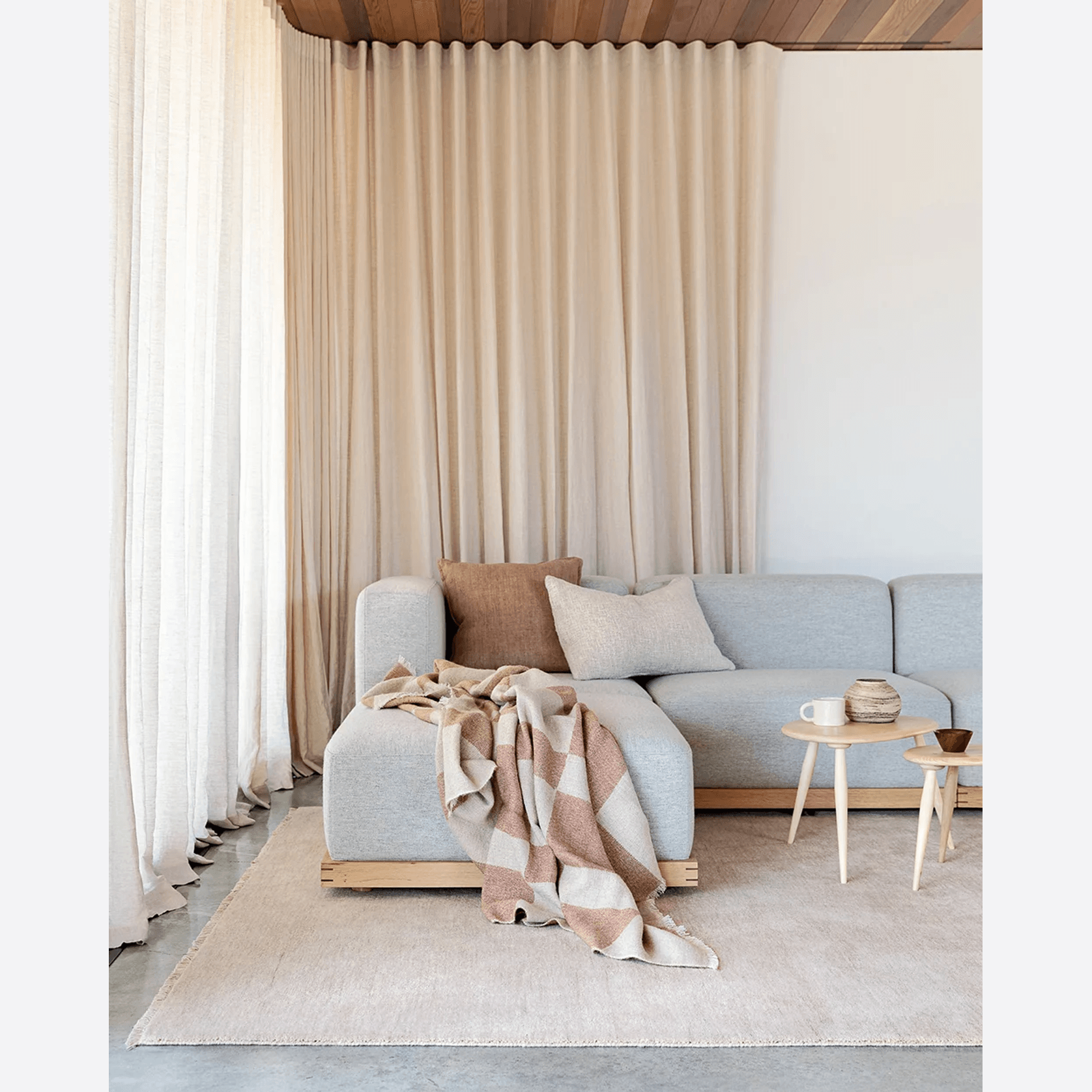 Baya Sandringham 100% NZ Wool Rug - Cameo gallery detail image
