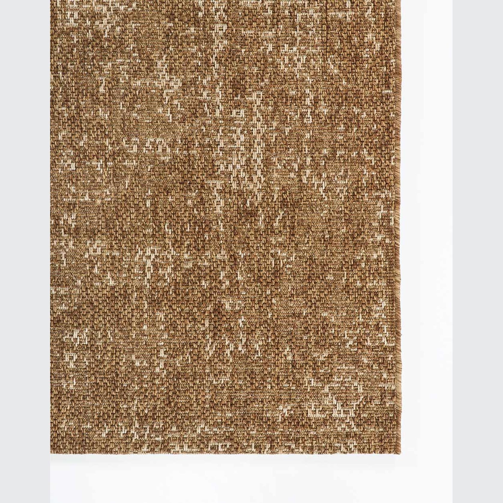 Baya Rattan Outdoor Rug - Barley gallery detail image
