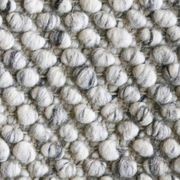 Baya Roxburgh Handwoven Loop Pile Rug - Flint Grey gallery detail image