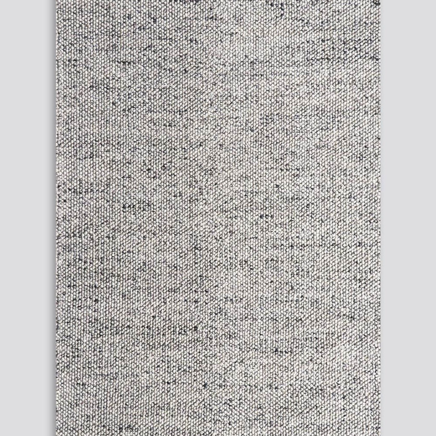 Baya Roxburgh Handwoven Loop Pile Rug - Flint Grey gallery detail image