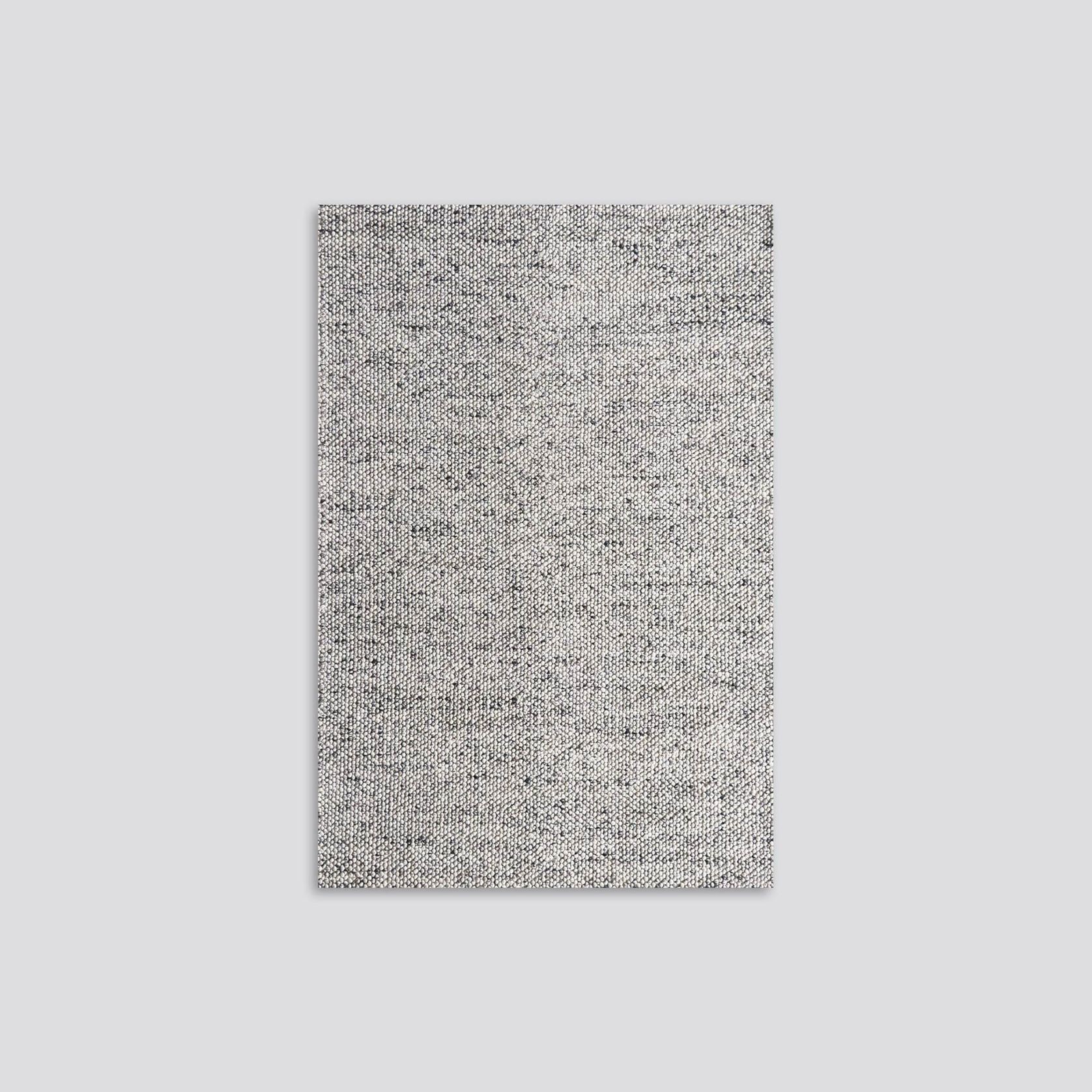 Baya Roxburgh Handwoven Loop Pile Rug - Flint Grey gallery detail image