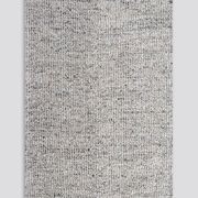 Baya Roxburgh Handwoven Loop Pile Rug - Flint Grey gallery detail image