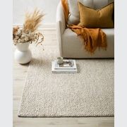 Baya Roxburgh Handwoven Loop Pile Rug - Parchment gallery detail image