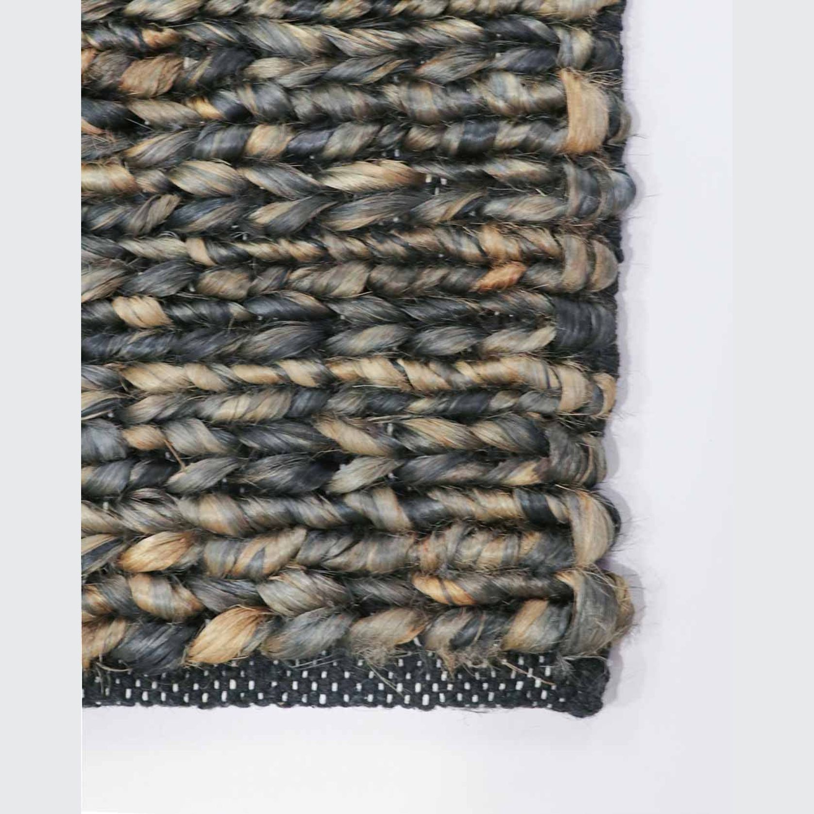 Baya Sanako Jute Floor Rug - Denim gallery detail image